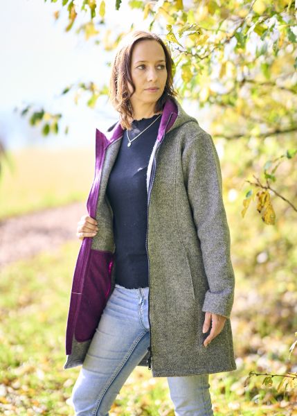 kraxl Damen Merino-Wollmantel Mona